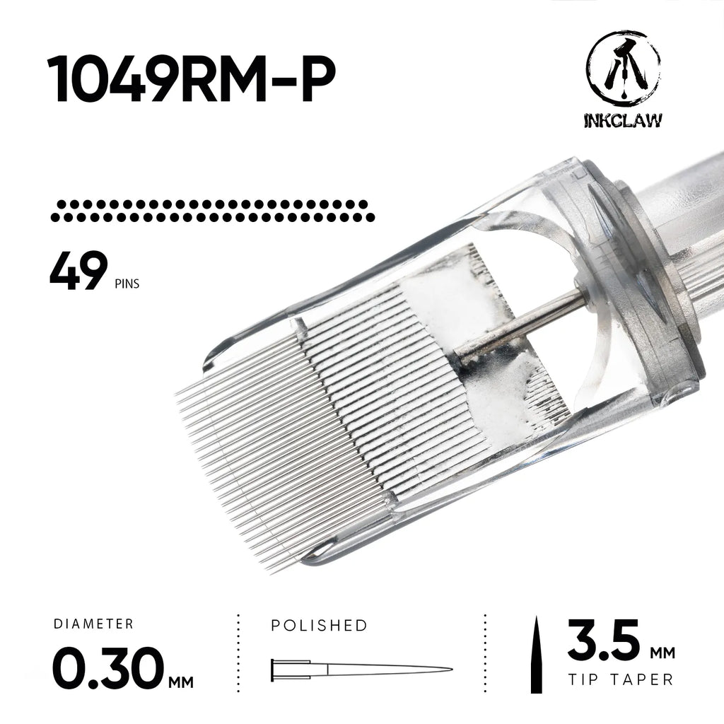 Inkclaw 49 Round Magnum Tattoo Cartridges