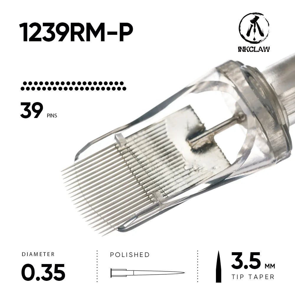 Inkclaw 39 Round Magnum Tattoo Cartridges