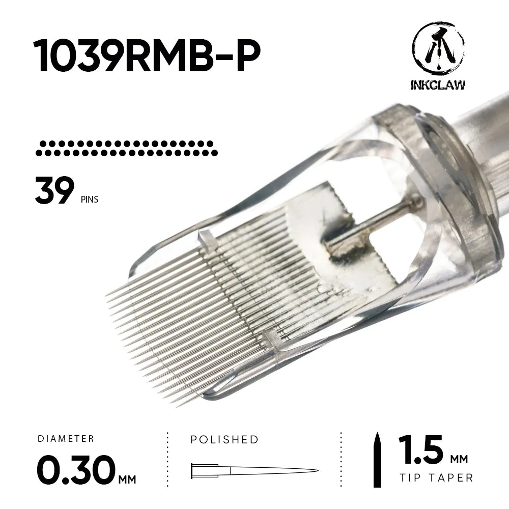 Inkclaw 39 Round Magnum Tattoo Cartridges
