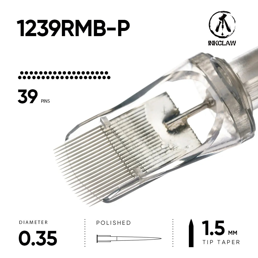 Inkclaw 39 Round Magnum Tattoo Cartridges
