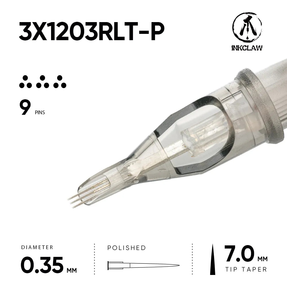 Inkclaw 3x3RL Magnum Tattoo Cartridges