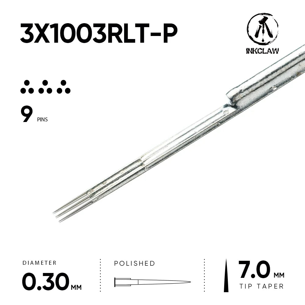 Inkclaw 3x3 Special Disposable Traditional Tattoo Bar needles