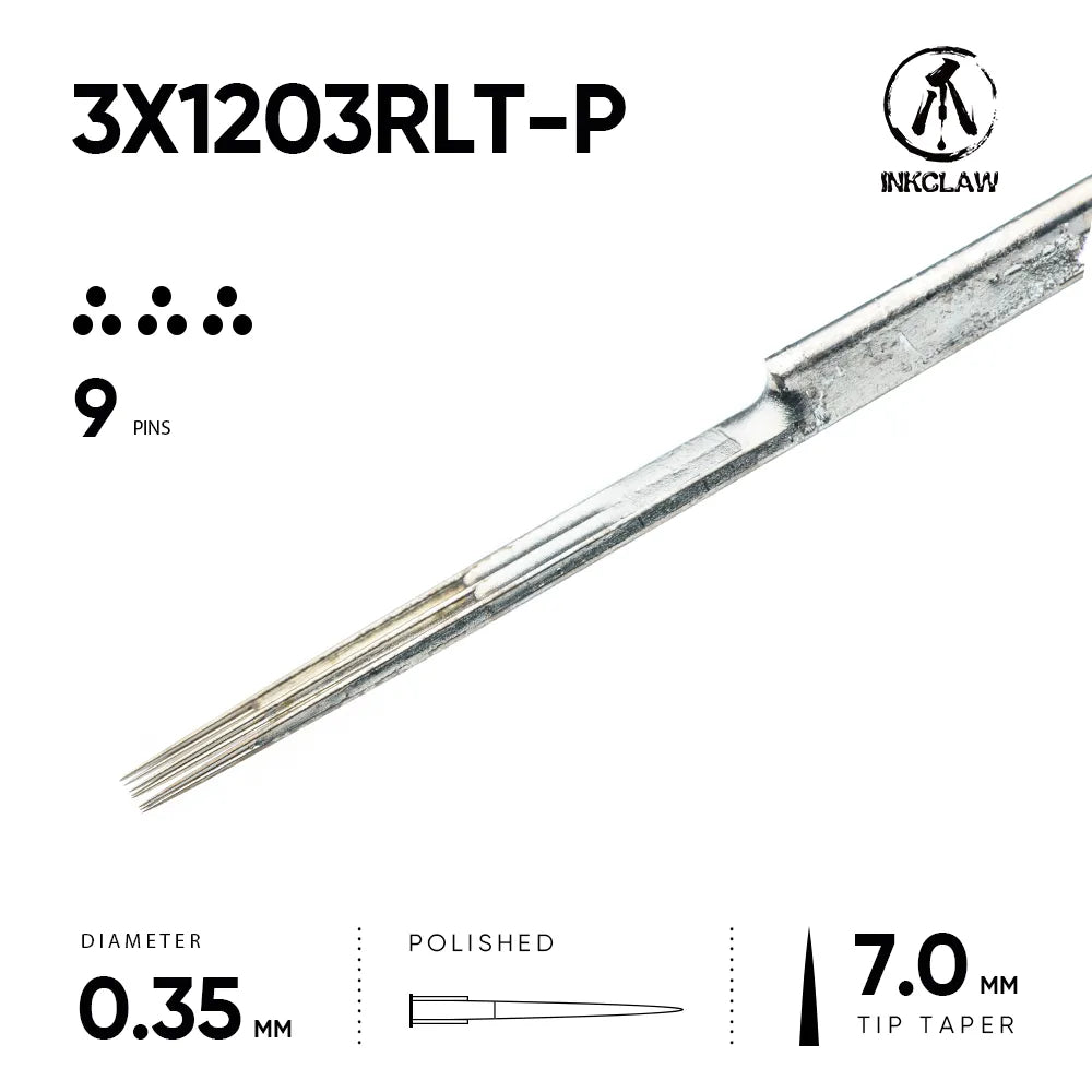 Inkclaw 3x3 Special Disposable Traditional Tattoo Bar needles