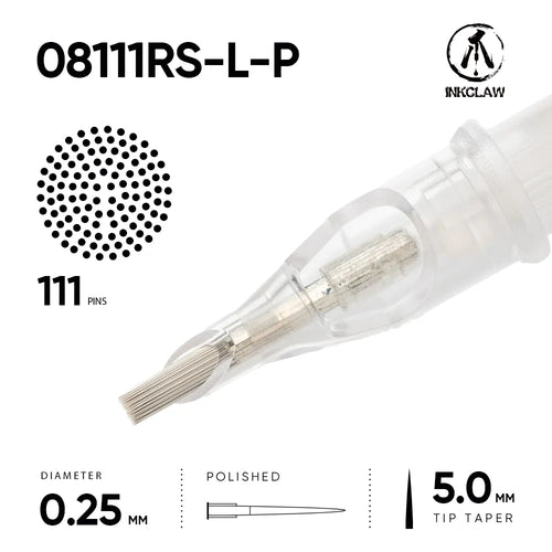 Inkclaw  111RS Round Shader Tattoo Cartridges