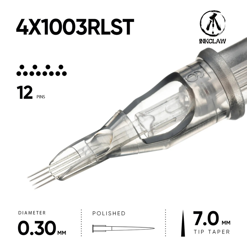 Inkclaw Super Tight 4x3RL Magnum Tattoo Cartridges