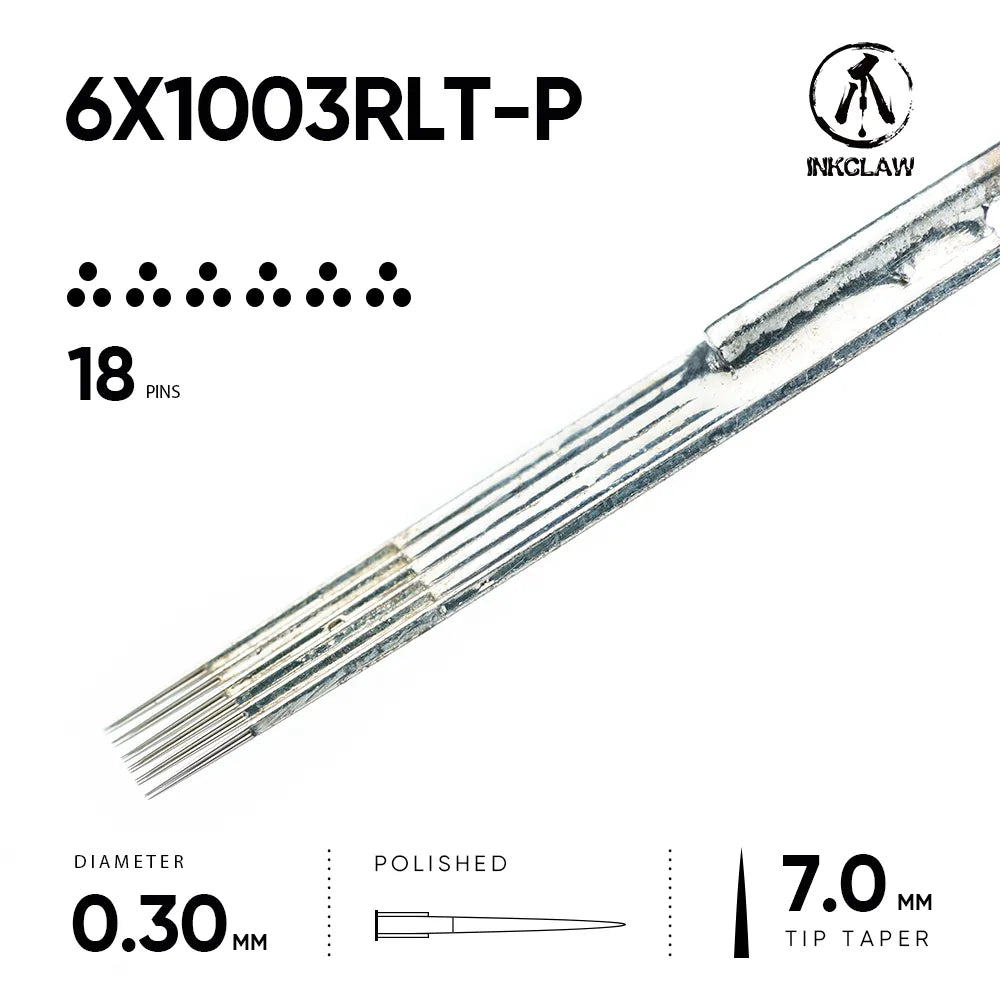 Inkclaw 6x3 Special Disposable Traditional Tattoo Bar needles
