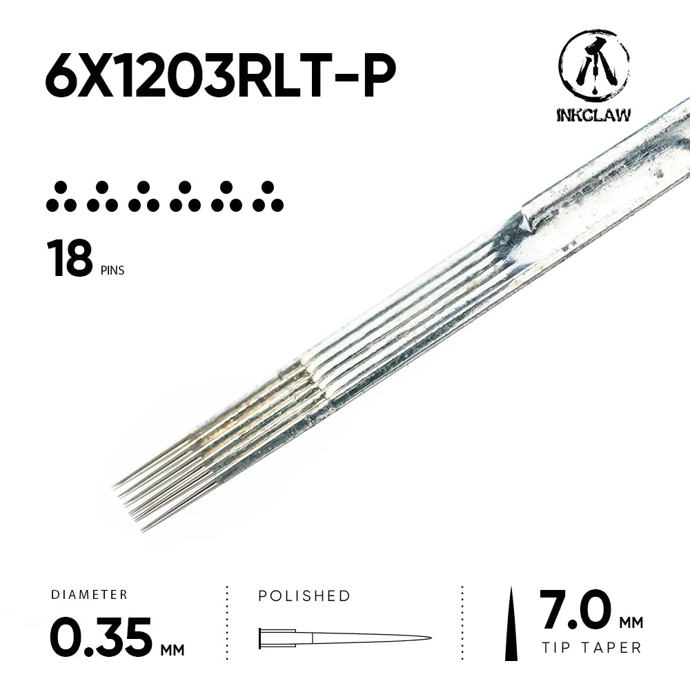 Inkclaw 6x3 Special Disposable Traditional Tattoo Bar needles