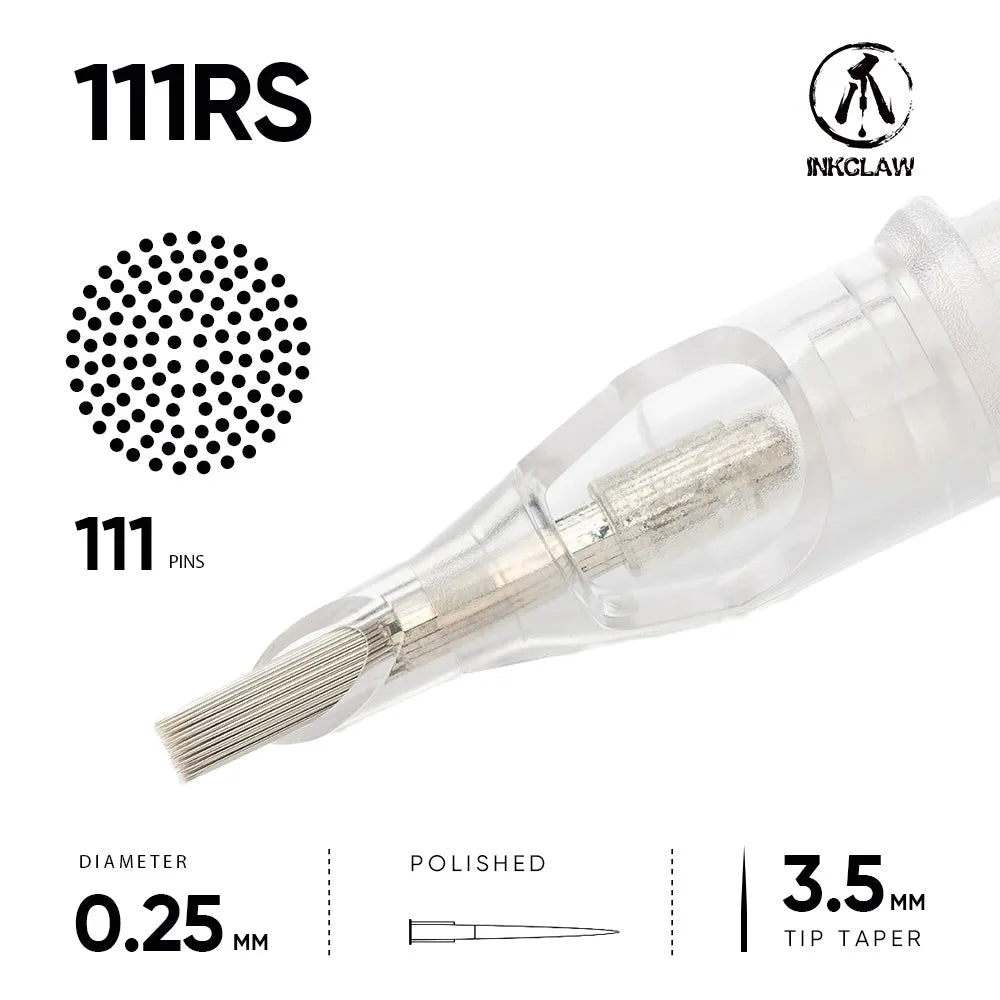 Inkclaw  111RS Round Shader Tattoo Cartridges
