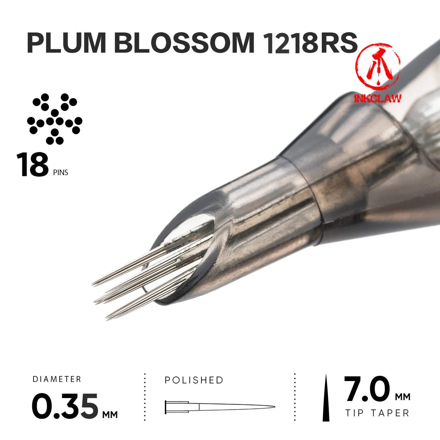 Plum Blossom 18 Round Shader Tattoo Cartridges