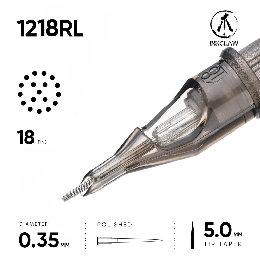 Inkclaw 18 Round Liner Tattoo Cartridges