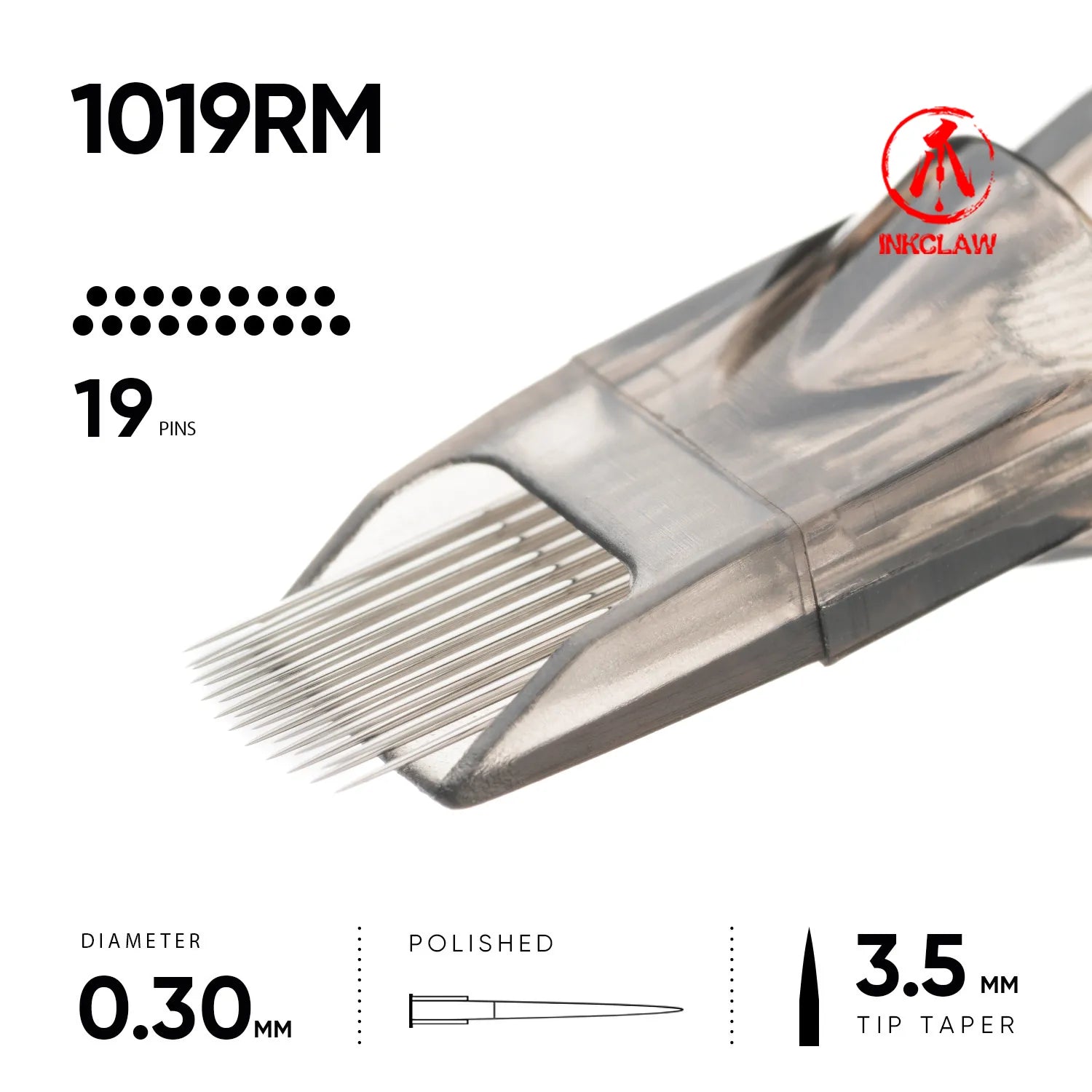 Inkclaw 19 Round Magnum Tattoo Cartridges