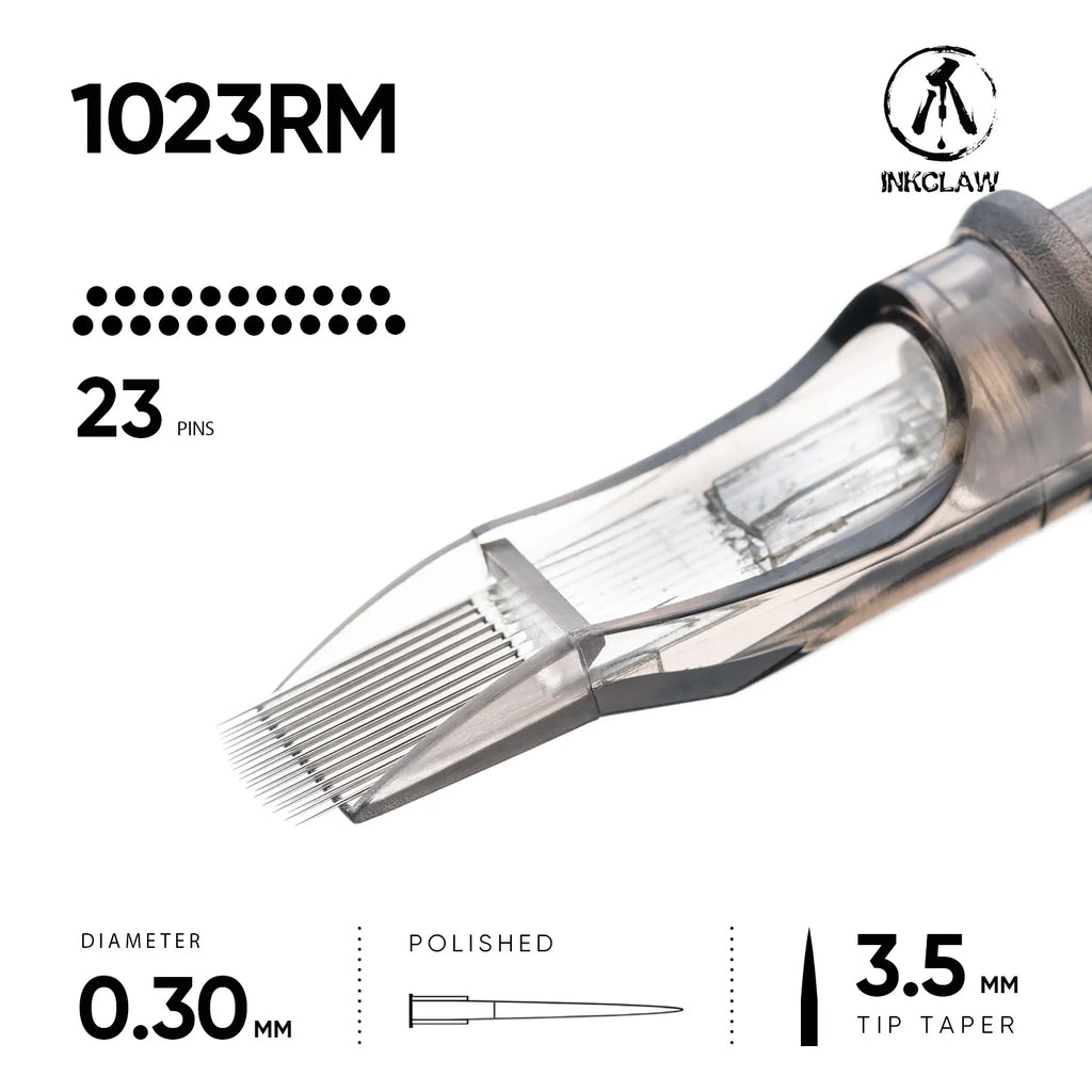 Inkclaw 23 Round Magnum Tattoo Cartridges