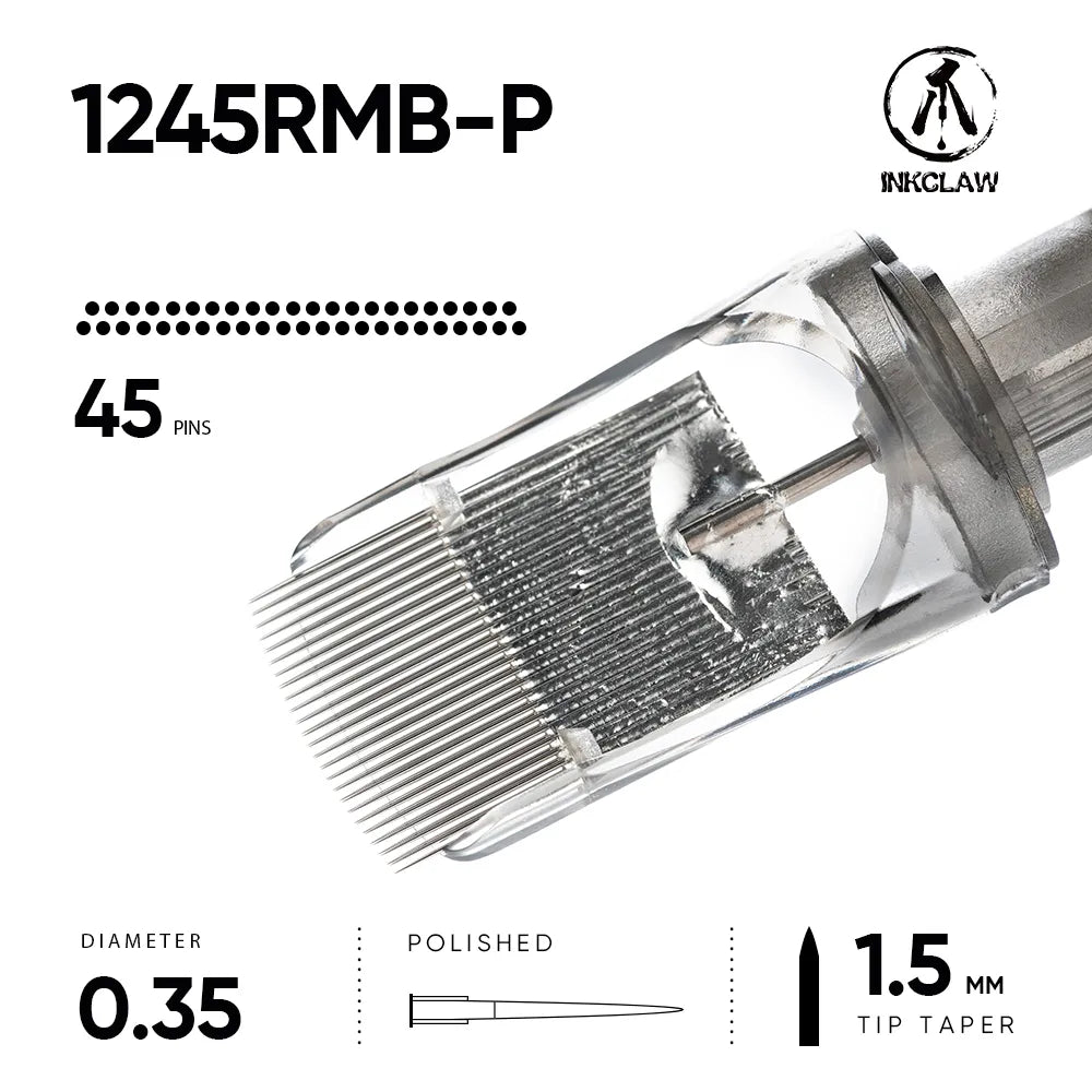 Inkclaw 1245RM Round Magnum Tattoo Cartridges
