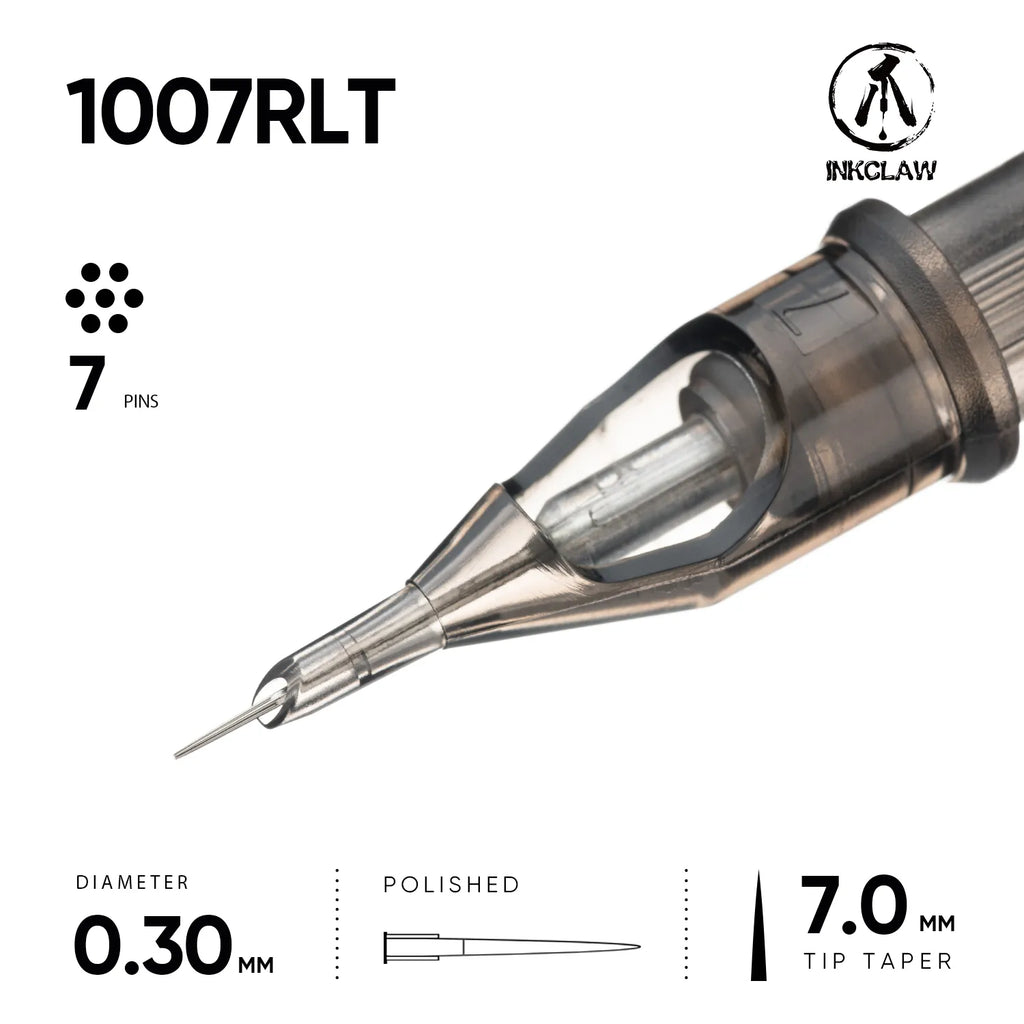 Inkclaw Tight 7 Round Liner Tattoo Cartridges