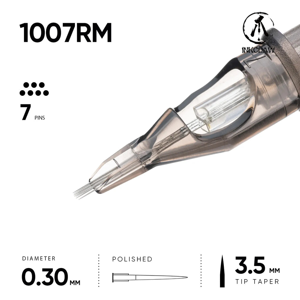 Inkclaw 7 Round Magnum Tattoo Cartridges