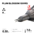 Inkclaw engineers 3 groupings of super tight 3RL needles into a triangle(Clubs) shape, which is ideal for not only improving the efficiency of dot shading, stippling, whip shading, and paper shading. Plum blossom 9 round shader can be used for traditional