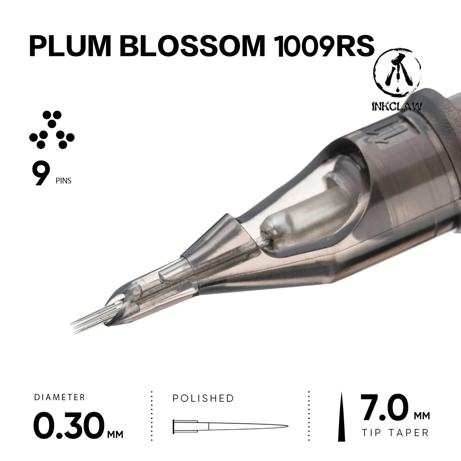 Plum Blossom 9 Round Shader Tattoo Cartridges