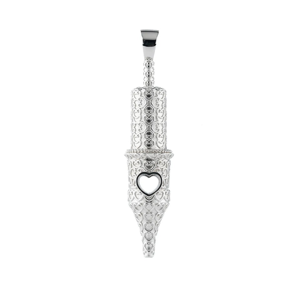 Heart Pattern Round Liner Tattoo Pendant