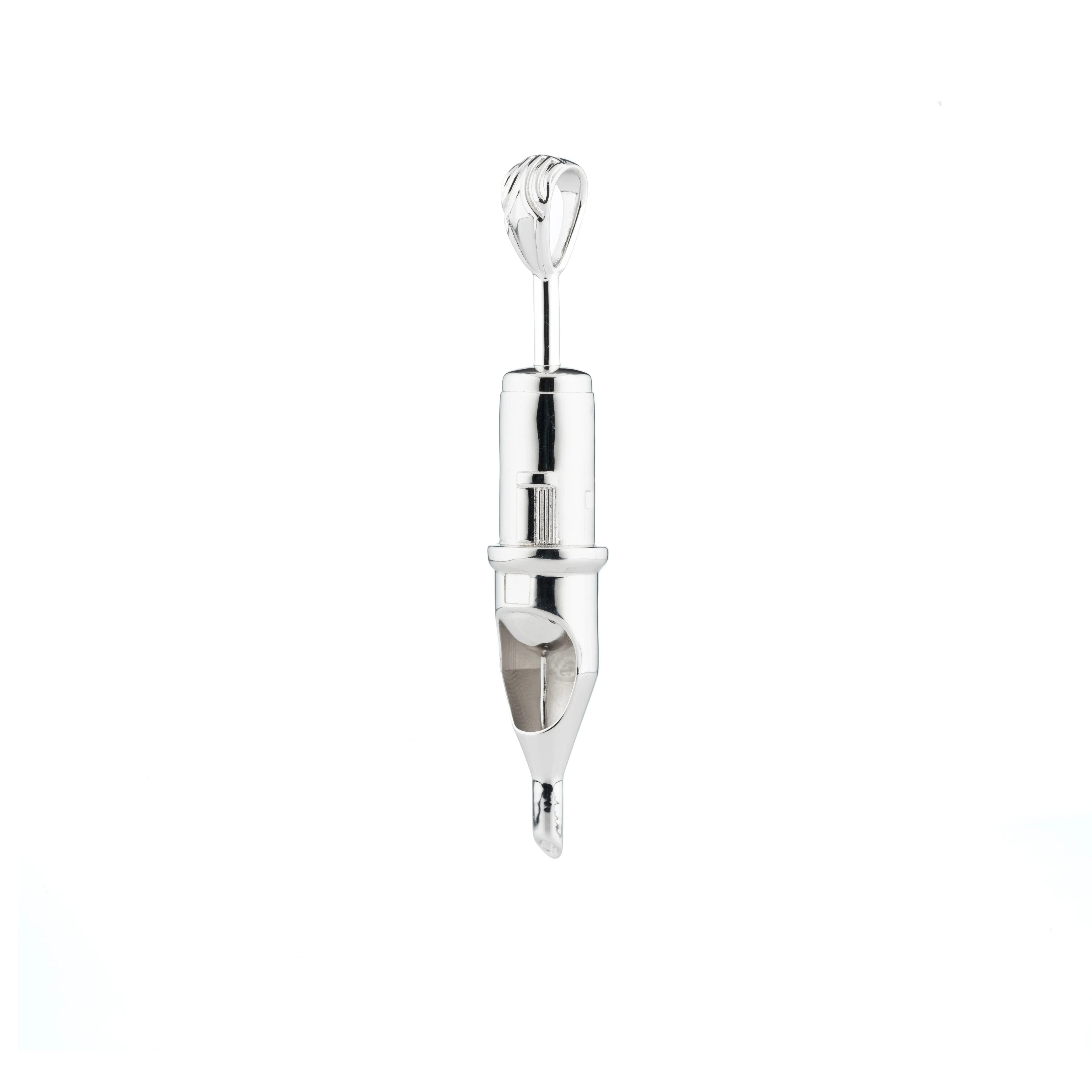 Tattoo Round Liner Cartridge Pendant Standard V2 - Silver
