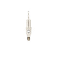 Tiny Heart Pattern Round Magnum Tattoo Pendant - Silver