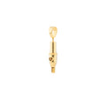 Tiny Love Round Magnum Tattoo Pendant- Gold Plated