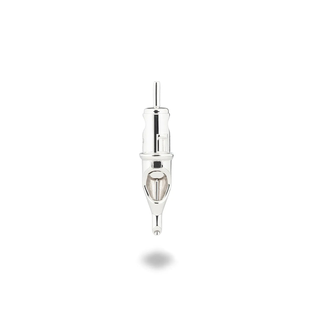 Tiny Round Liner Cartridge Pendant Jewelry - Silver