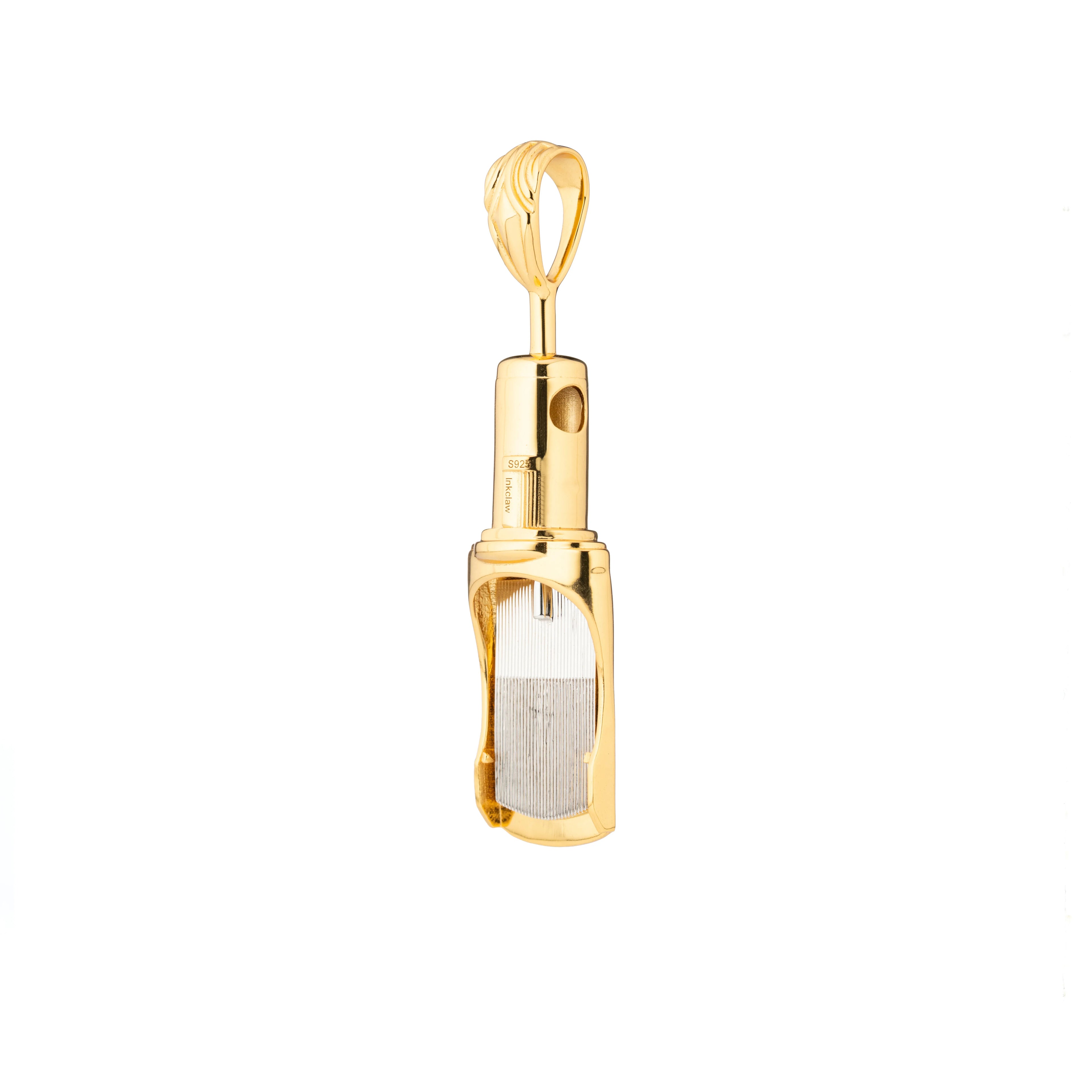 1249RM Round Magnum Pendant Standard V2 - Gold