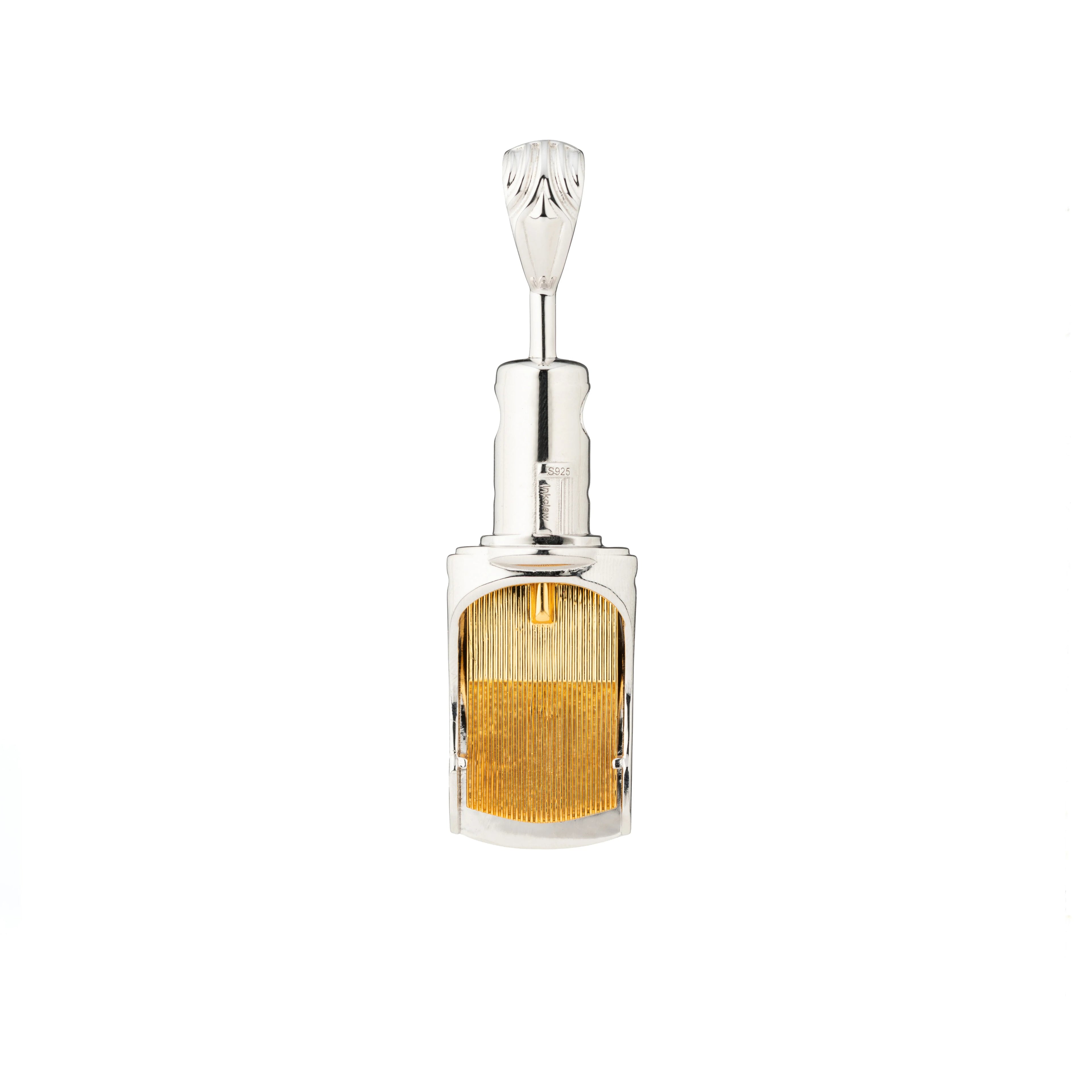 Round Magnum Pendant Silver & Gold