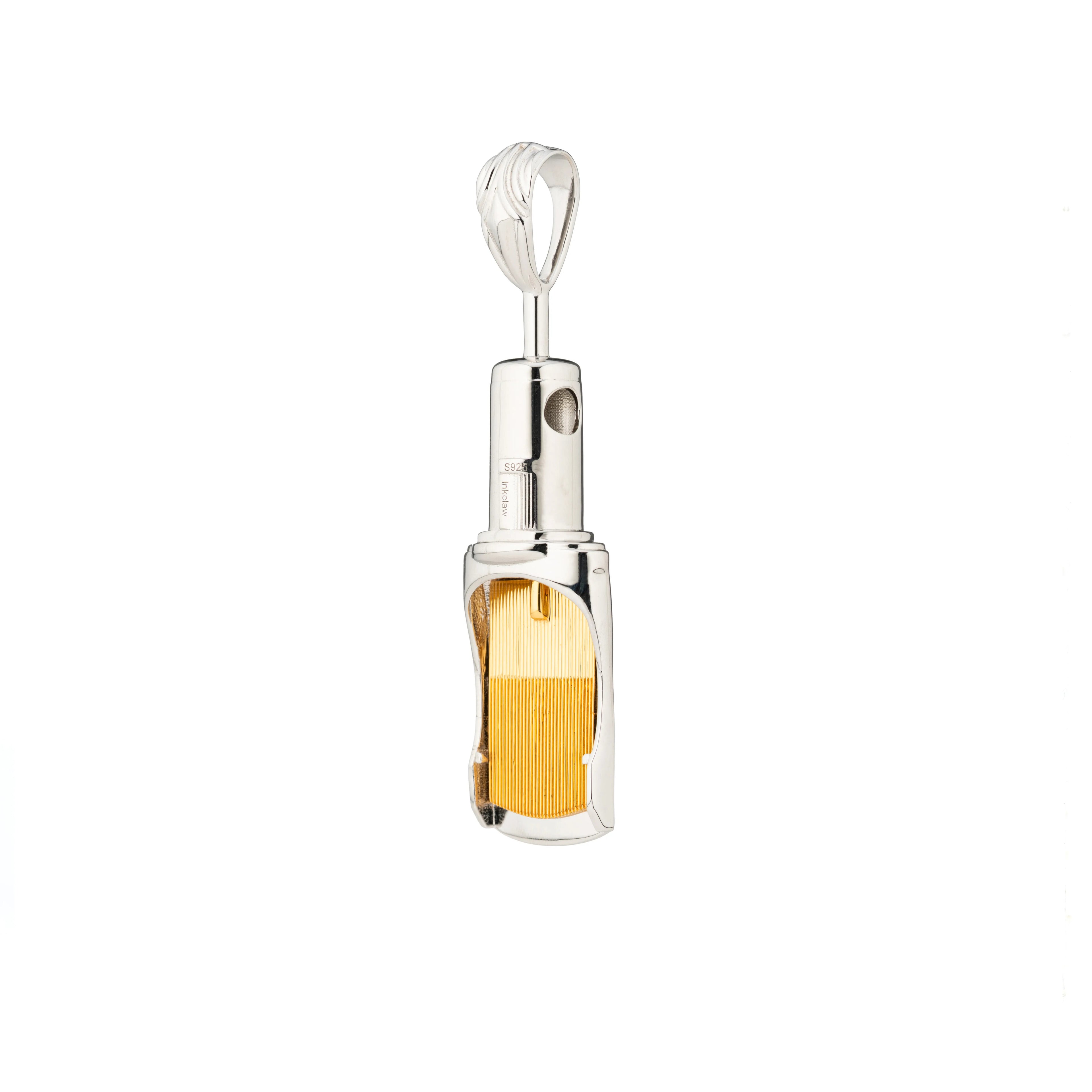 Round Magnum Pendant Silver & Gold