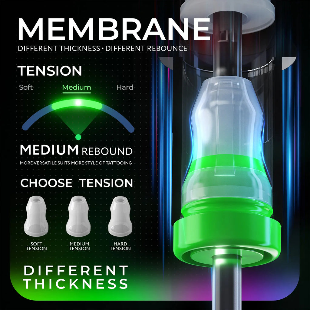 Round Shader Membrane Cartridges - Box of 10