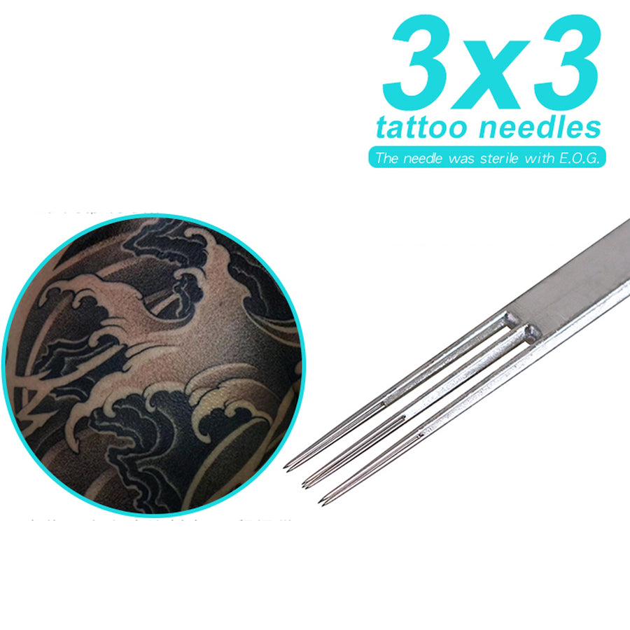 Inkclaw 3x3 Special Disposable Traditional Tattoo Bar needles