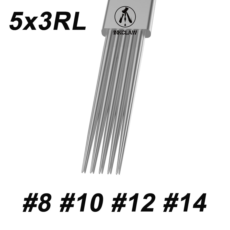 Inkclaw 5x3 Special Disposable Traditional Tattoo Bar needles