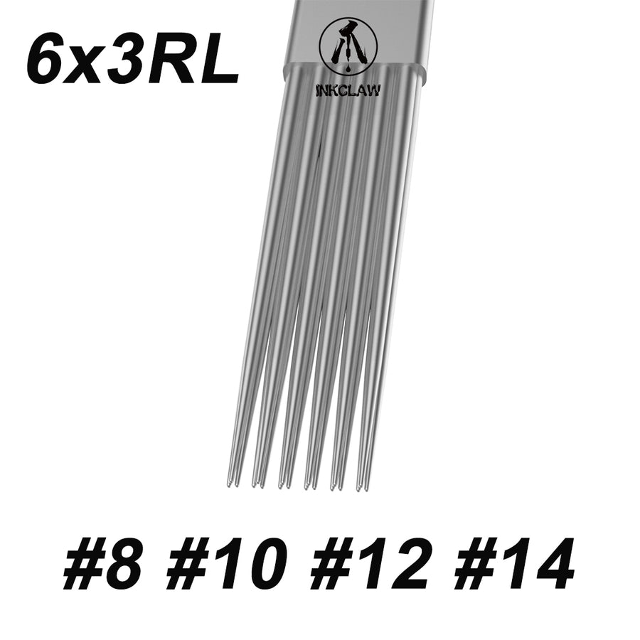 Inkclaw 6x3 Special Disposable Traditional Tattoo Bar needles