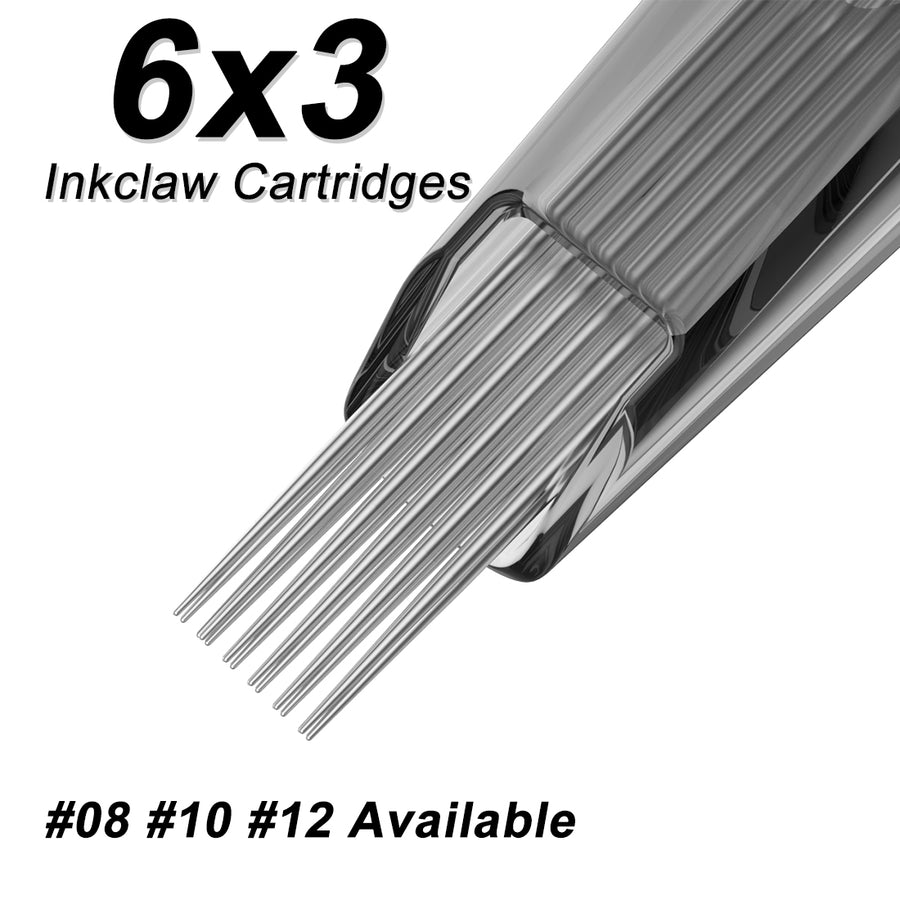 Inkclaw Smoke Gray 6x3 Stippling Mags Catridges needles